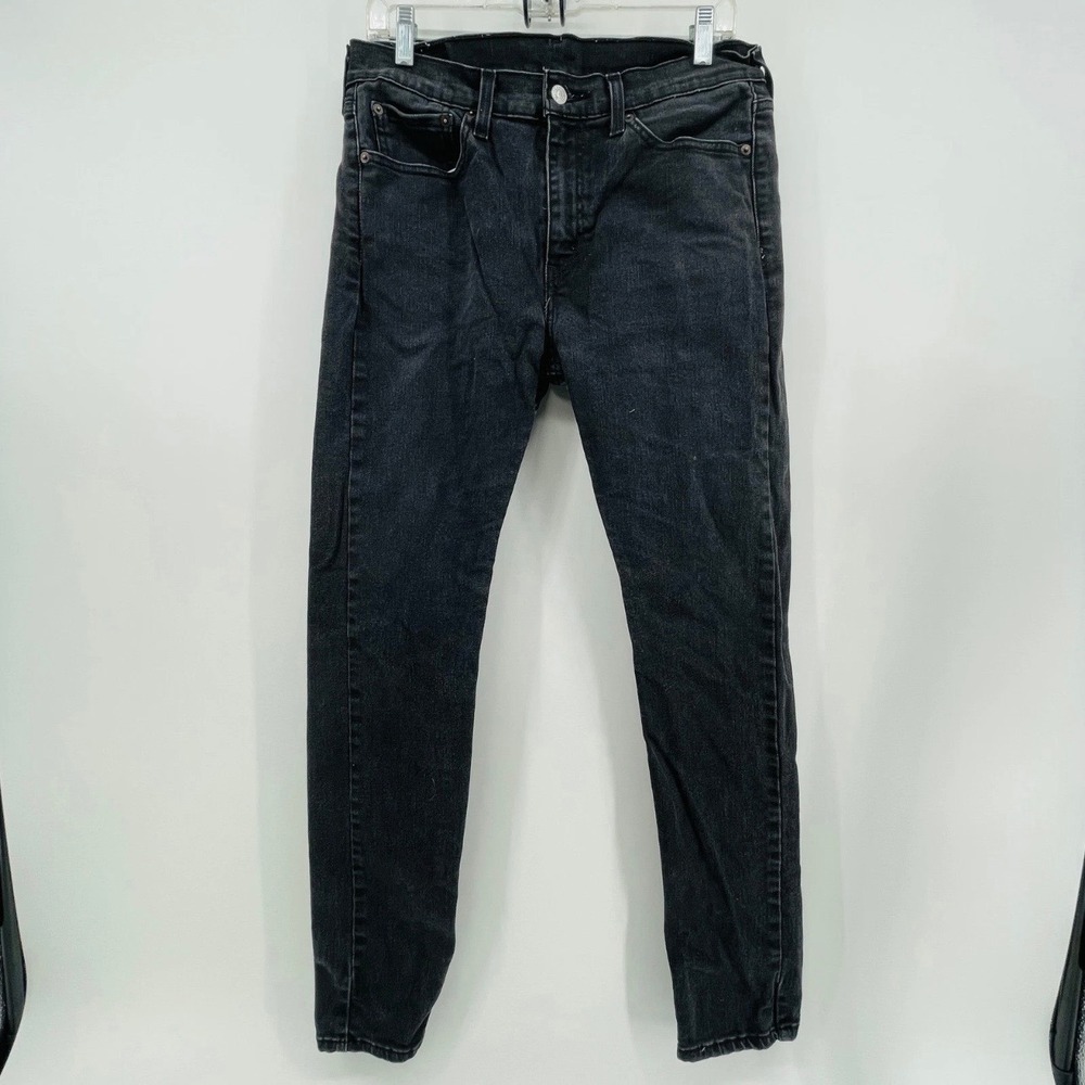 Levi's 510 Skinny Jeans Mens 32x32 Stretch Denim Black Solid